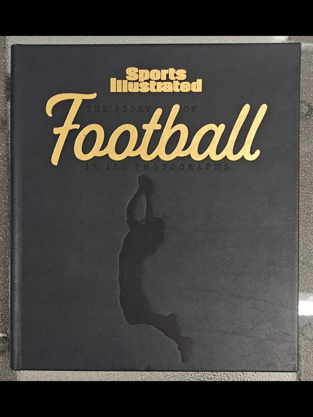 Graphic Image Sports Illustrated: The Story of Football - Leather Bound Black